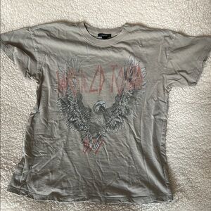 Distressed graphic tee